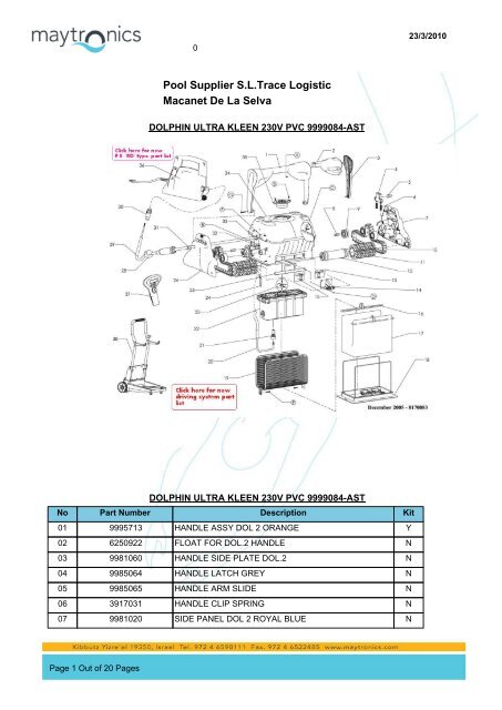 Macanet De La Selva Pool Supplier SLTrace Logistic - Piscine Atlantis