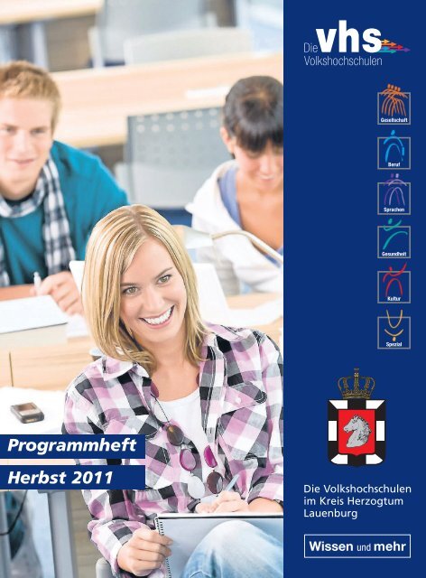 Programmheft Herbst 2011 - Kreisvolkshochschule Herzogtum ...