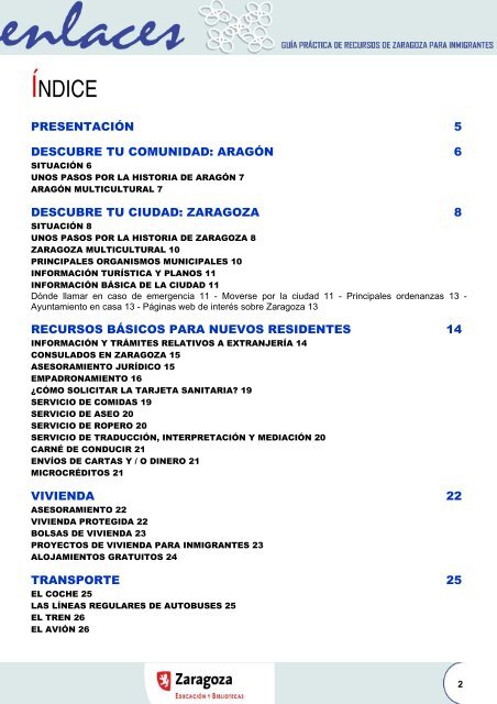 guÃƒÂ­a prÃƒÂ¡ctica de recursos de zaragoza para inmigrantes