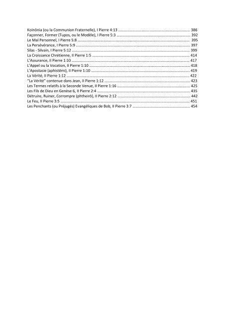 Marc et I & II Pierre - Free Bible Commentary