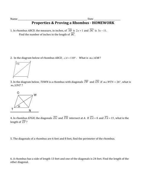 Rhombus HW