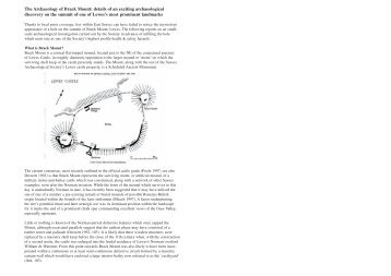 Brack Mount 2001 - The Sussex Archaeological Society