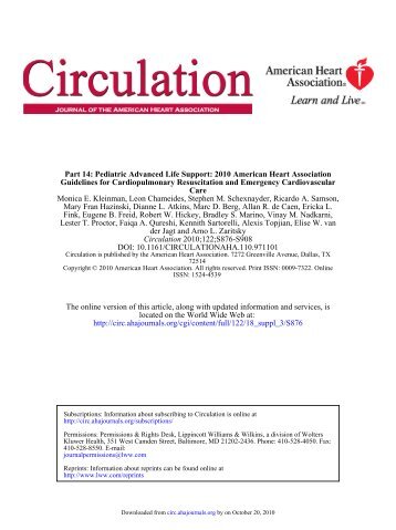 pediatric-ALS-AHA-guidelines-circulation_11-2010 - SSM Cardinal ...