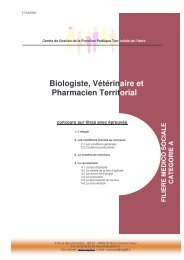 Biologiste, VÃ©tÃ©rinaire et Pharmacien Territorial - CDG38