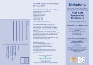 Post-ASH Symposium Betzenberg - veranstaltungen.arztlogin-rlp.de