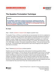 The Question Formulation Technique