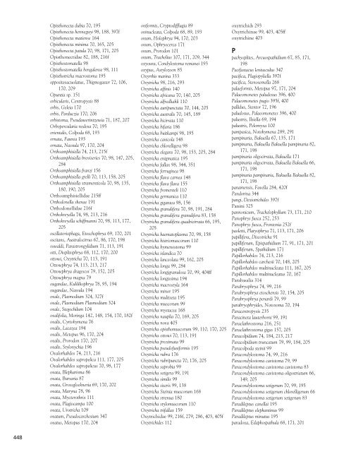 Systematic Index