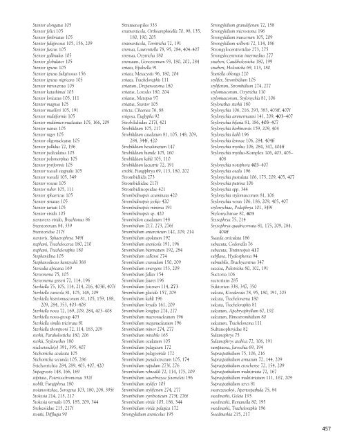 Systematic Index