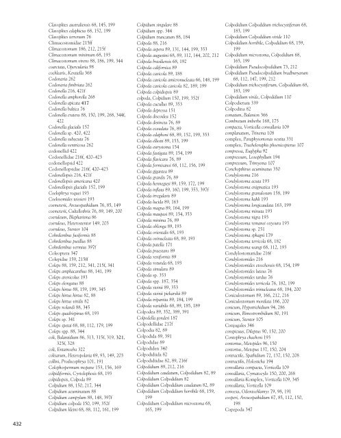 Systematic Index