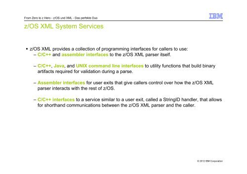 Introduction to XML and native XML technologies on the IBM ...