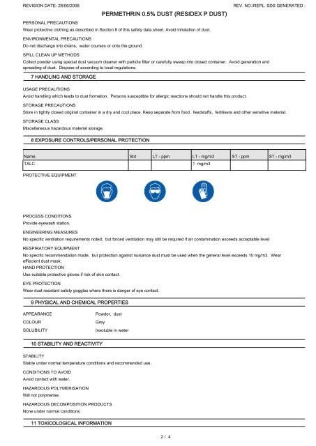 agropharm residex p dust - Pest Control Direct