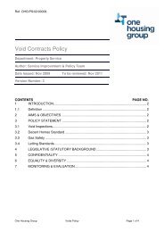 Void Contracts Policy.pdf - One Housing Group