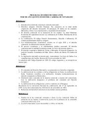 PROGRAMA DE DERECHO MERCANTIL TERCER AÃO (QUINTO ...