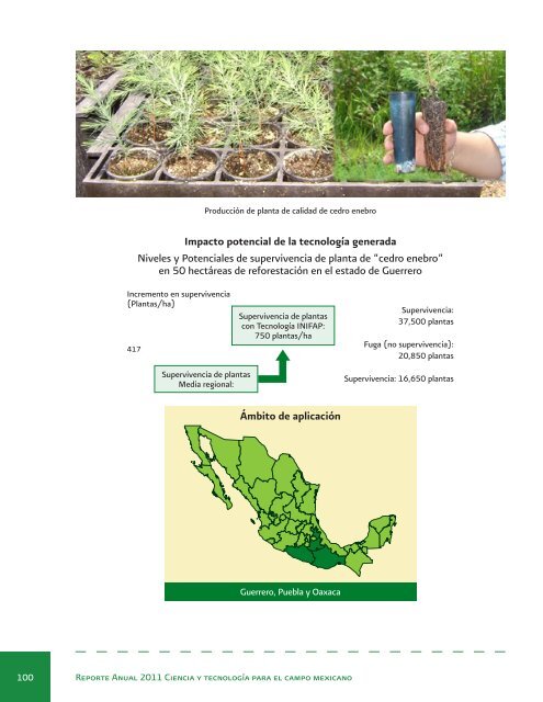 Reporte Anual 2011 Ciencia y tecnologÃ­a para el campo mexicano