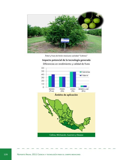 Reporte Anual 2011 Ciencia y tecnologÃ­a para el campo mexicano