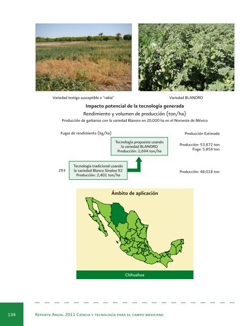 Reporte Anual 2011 Ciencia y tecnologÃ­a para el campo mexicano