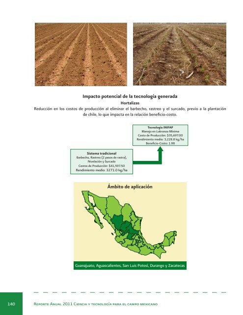 Reporte Anual 2011 Ciencia y tecnologÃ­a para el campo mexicano