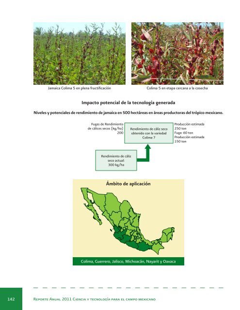 Reporte Anual 2011 Ciencia y tecnologÃ­a para el campo mexicano