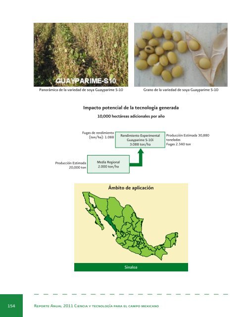 Reporte Anual 2011 Ciencia y tecnologÃ­a para el campo mexicano