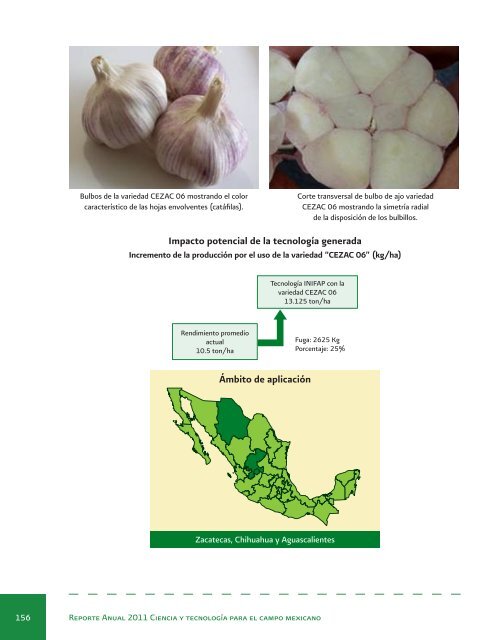 Reporte Anual 2011 Ciencia y tecnologÃ­a para el campo mexicano