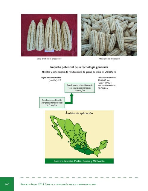 Reporte Anual 2011 Ciencia y tecnologÃ­a para el campo mexicano