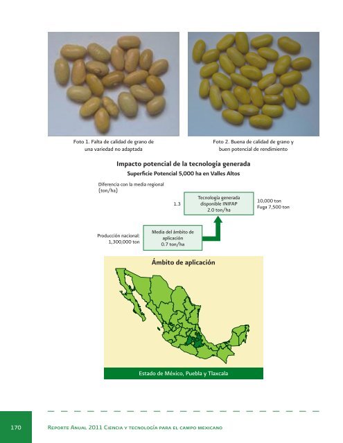 Reporte Anual 2011 Ciencia y tecnologÃ­a para el campo mexicano