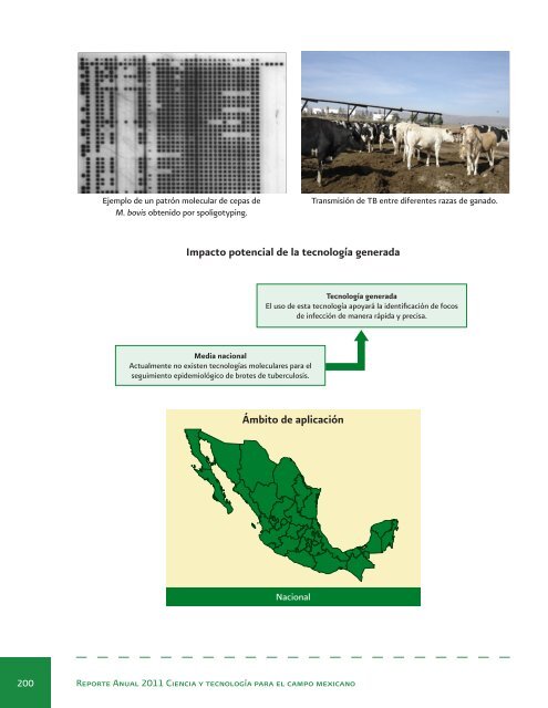 Reporte Anual 2011 Ciencia y tecnologÃ­a para el campo mexicano