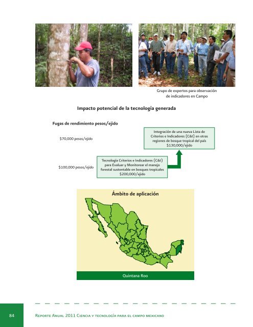 Reporte Anual 2011 Ciencia y tecnologÃ­a para el campo mexicano