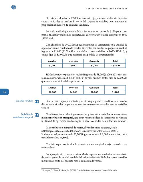 Suposiciones y terminologÃ­a del modelo costo- volumen-utilidad.