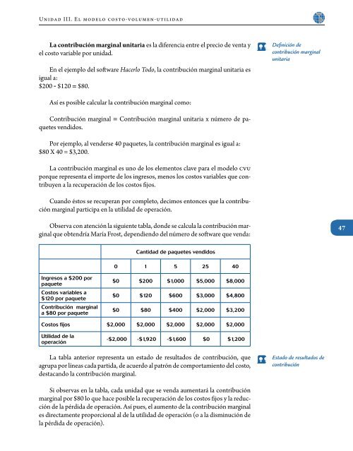 Suposiciones y terminologÃ­a del modelo costo- volumen-utilidad.