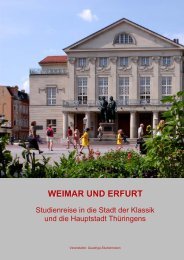 WEIMAR UND ERFURT - Quadriga-Studienreisen