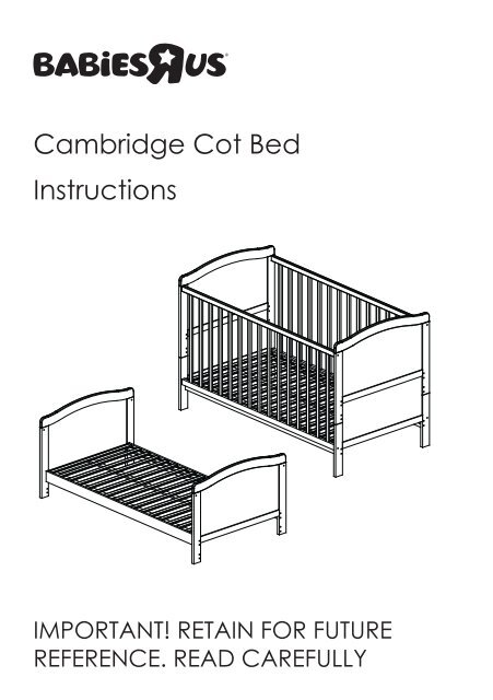 toys r us cot bed