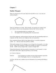 Chapter 7. Similar Polygons - Hanlon Math