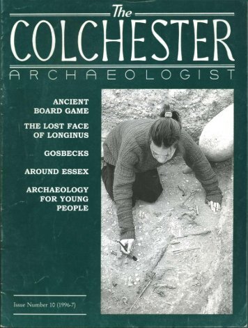 The Colchester Archaeologist 1996-7 - Colchester Archaeological ...