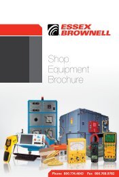 Motor Repair Supplies Catalog - Essex Brownell