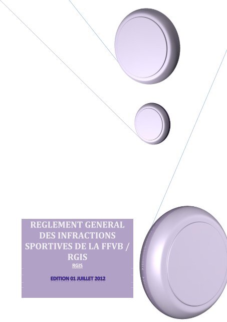 reglement general des infractions sportives de la ... - Extranet FFVB