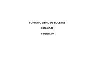 Descripción del formato de Libro de Boletas Electrónicas