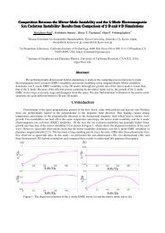 Competition Between the Mirror Mirror-Mode Instability and ... - URSI