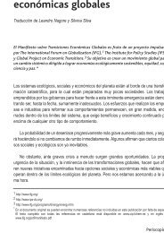 Manifiesto sobre transiciones econÃ³micas globales - Fuhem