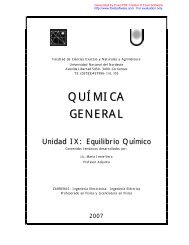 Unidad 9:Equilibrio Químico - Universidad Nacional del Nordeste