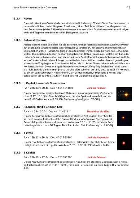 Vom Sonnensystem zu den Quasaren - UrsusMajor