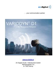VARIODYN D1 - Karadag.com.tr