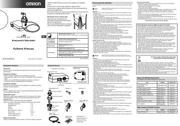 KullanÄ±m KÄ±lavuzu - Omron Healthcare