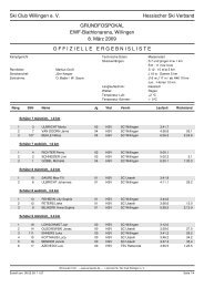 Grundfos Pokal Langlauf (5.HC-Lauf) in Willingen, 08.03.2009