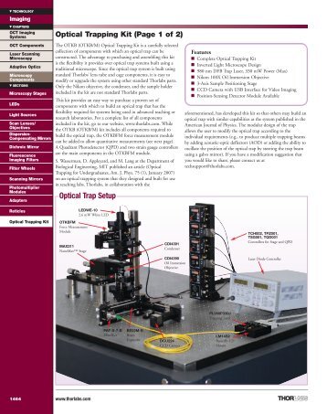 Page 1 of 2 - Thorlabs