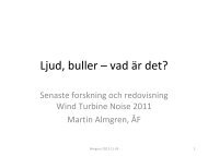 Ljud, buller â vad Ã¤r det?