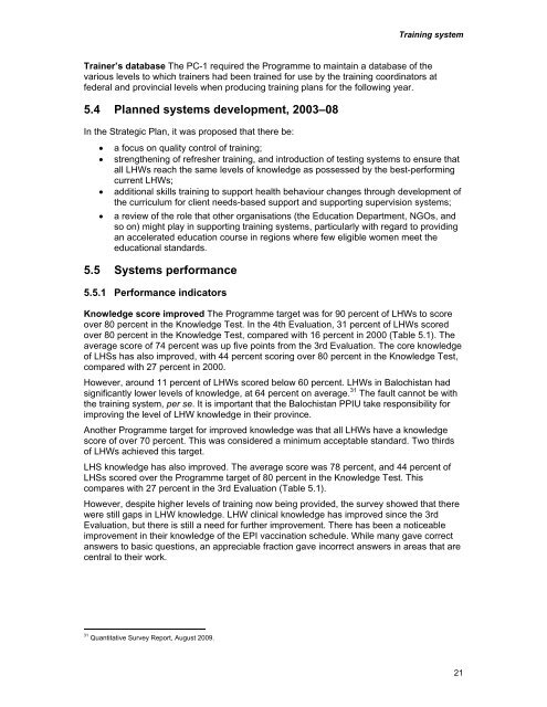 LHW Systems Review - Oxford Policy Management