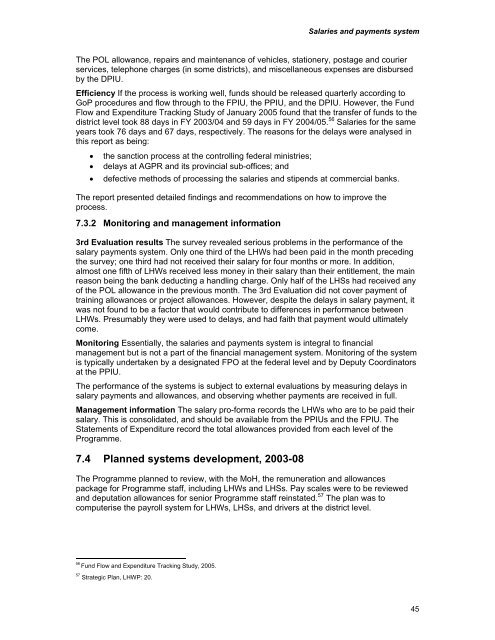 LHW Systems Review - Oxford Policy Management