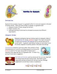 nutrition for gymnasts - download