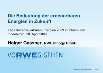Holger Gassner (RWE Innogy GmbH)